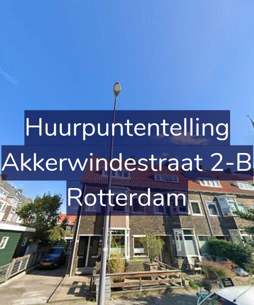 Foto gevel Huurpuntentelling voor Akkerwindestraat 2-B, Rotterdam