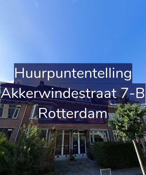 Foto gevel Huurpuntentelling voor Akkerwindestraat 7-B, Rotterdam