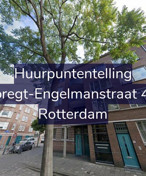 Foto gevel Huurpuntentelling voor Albregt-Engelmanstraat 4-D, Rotterdam