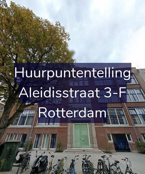 Foto gevel Huurpuntentelling voor Aleidisstraat 3-F, Rotterdam