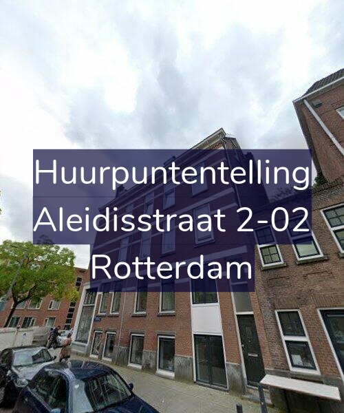 Foto gevel Huurpuntentelling voor Aleidisstraat 2-02, Rotterdam