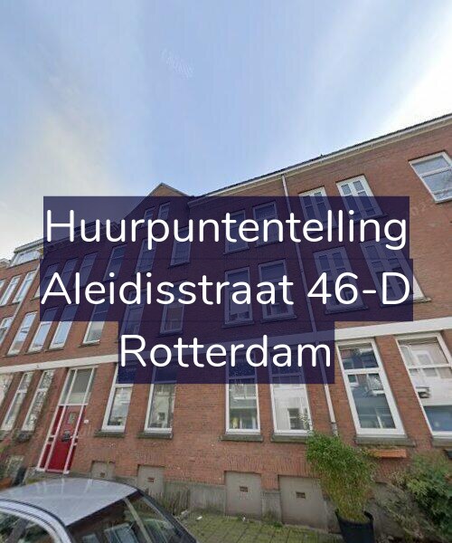 Foto gevel Huurpuntentelling voor Aleidisstraat 46-D, Rotterdam
