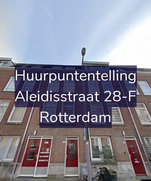Foto gevel Huurpuntentelling voor Aleidisstraat 28-F, Rotterdam