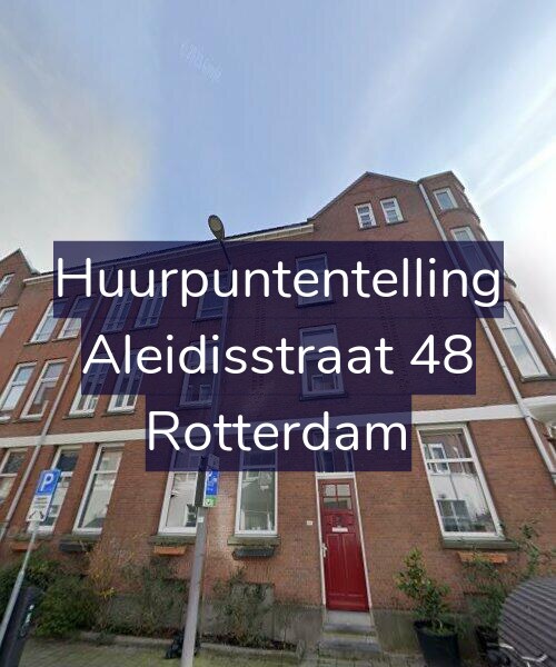 Foto gevel Huurpuntentelling voor Aleidisstraat 48, Rotterdam