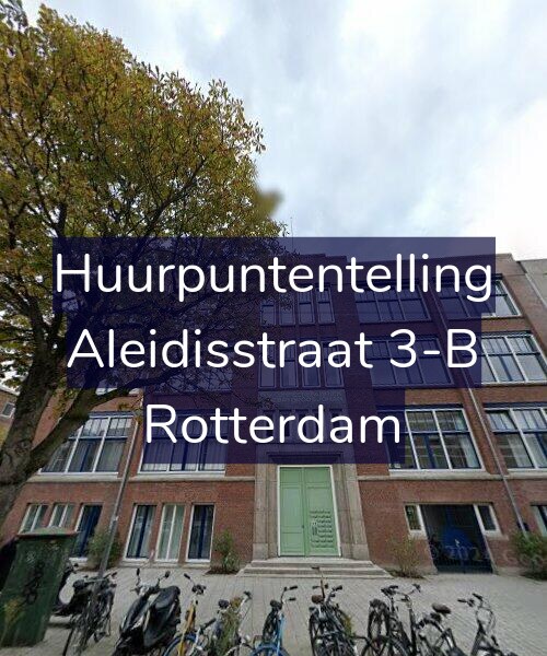 Foto gevel Huurpuntentelling voor Aleidisstraat 3-B, Rotterdam