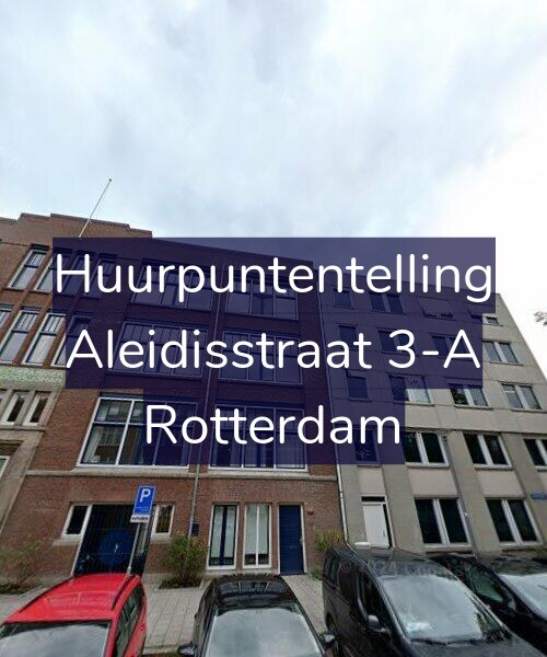 Foto gevel Huurpuntentelling voor Aleidisstraat 3-A, Rotterdam