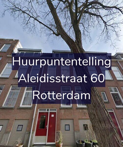 Foto gevel Huurpuntentelling voor Aleidisstraat 60, Rotterdam