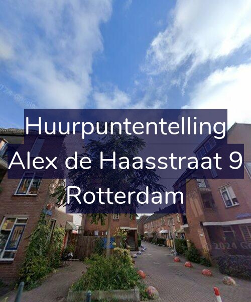 Foto gevel Huurpuntentelling voor Alex de Haasstraat 9, Rotterdam