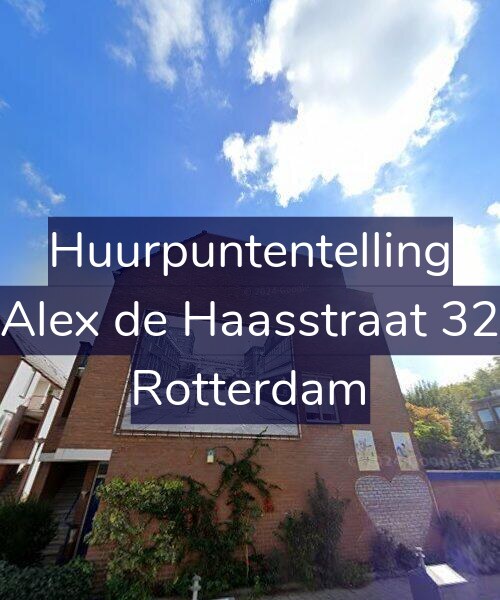 Foto gevel Huurpuntentelling voor Alex de Haasstraat 32, Rotterdam