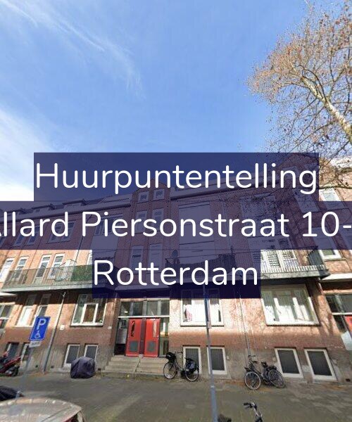 Foto gevel Huurpuntentelling voor Allard Piersonstraat 10-E, Rotterdam