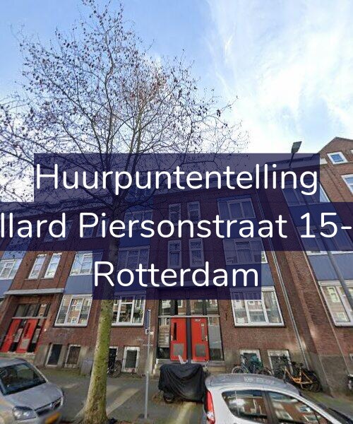 Foto gevel Huurpuntentelling voor Allard Piersonstraat 15-D, Rotterdam