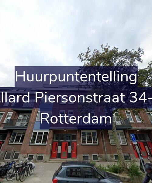 Foto gevel Huurpuntentelling voor Allard Piersonstraat 34-F, Rotterdam