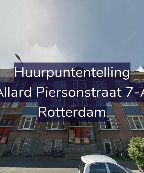 Foto gevel Huurpuntentelling voor Allard Piersonstraat 7-A, Rotterdam