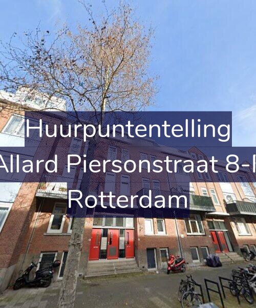 Foto gevel Huurpuntentelling voor Allard Piersonstraat 8-F, Rotterdam