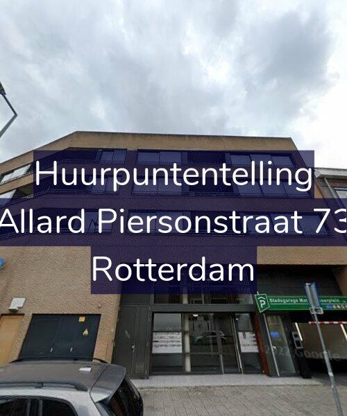 Foto gevel Huurpuntentelling voor Allard Piersonstraat 73, Rotterdam
