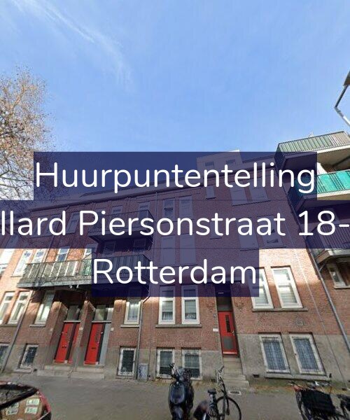 Foto gevel Huurpuntentelling voor Allard Piersonstraat 18-C, Rotterdam
