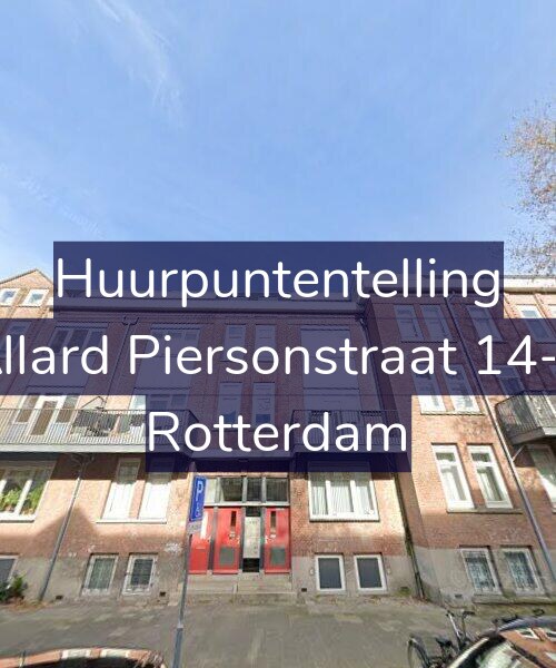 Foto gevel Huurpuntentelling voor Allard Piersonstraat 14-F, Rotterdam