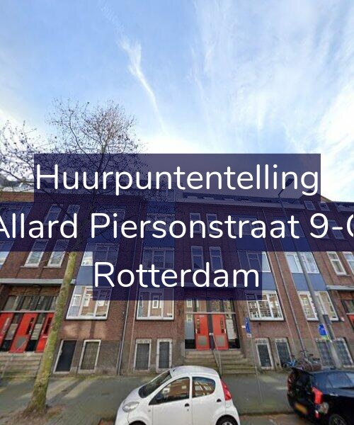 Foto gevel Huurpuntentelling voor Allard Piersonstraat 9-C, Rotterdam