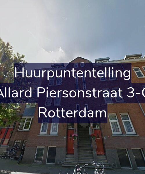 Foto gevel Huurpuntentelling voor Allard Piersonstraat 3-C, Rotterdam