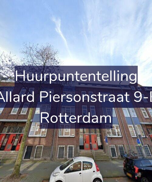 Foto gevel Huurpuntentelling voor Allard Piersonstraat 9-E, Rotterdam