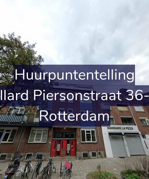 Foto gevel Huurpuntentelling voor Allard Piersonstraat 36-B, Rotterdam