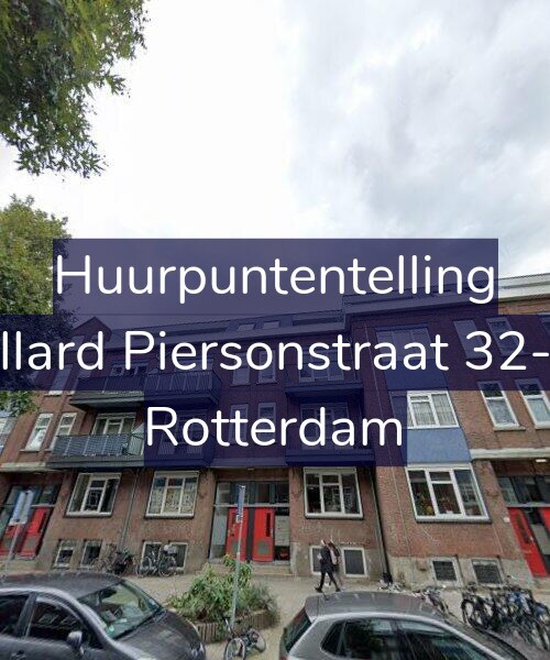 Foto gevel Huurpuntentelling voor Allard Piersonstraat 32-C, Rotterdam