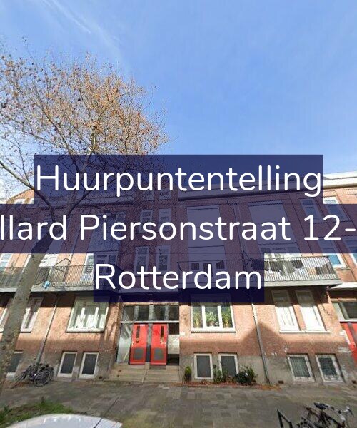 Foto gevel Huurpuntentelling voor Allard Piersonstraat 12-A, Rotterdam