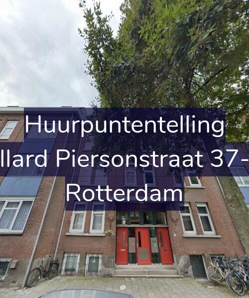 Foto gevel Huurpuntentelling voor Allard Piersonstraat 37-B, Rotterdam