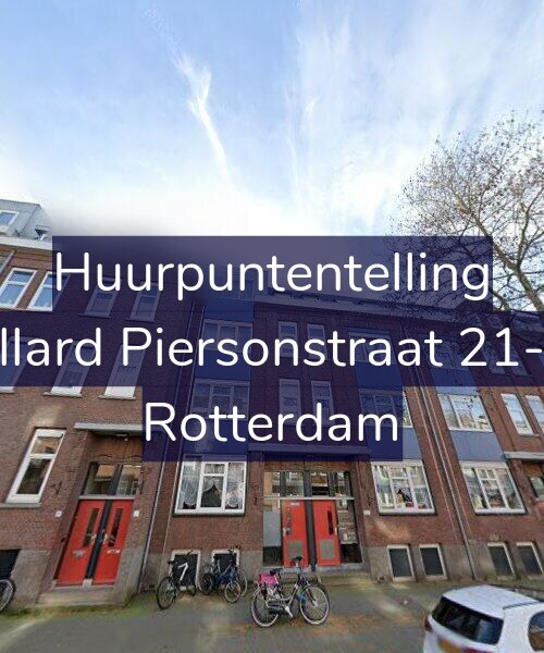 Foto gevel Huurpuntentelling voor Allard Piersonstraat 21-A, Rotterdam