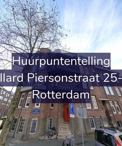 Foto gevel Huurpuntentelling voor Allard Piersonstraat 25-B, Rotterdam