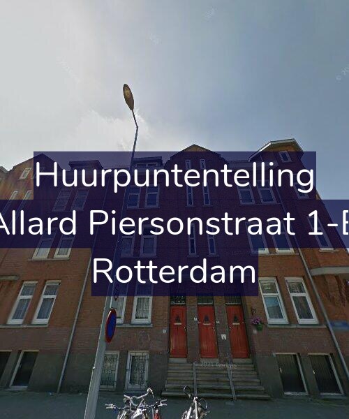 Foto gevel Huurpuntentelling voor Allard Piersonstraat 1-B, Rotterdam