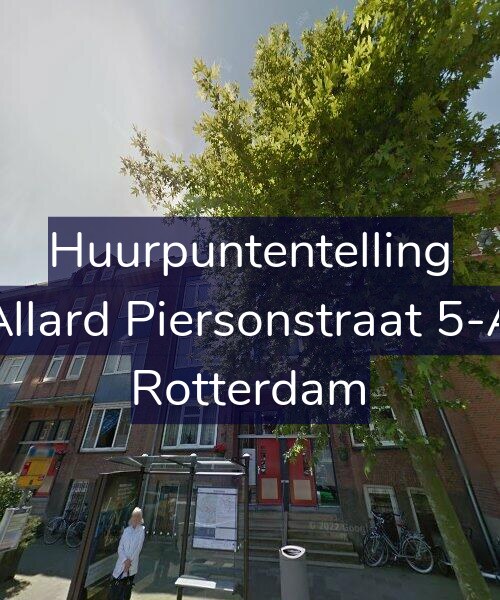 Foto gevel Huurpuntentelling voor Allard Piersonstraat 5-A, Rotterdam