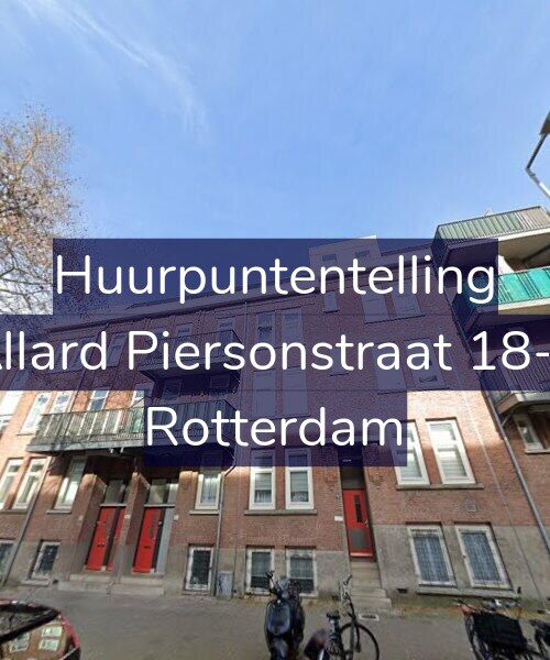Foto gevel Huurpuntentelling voor Allard Piersonstraat 18-E, Rotterdam