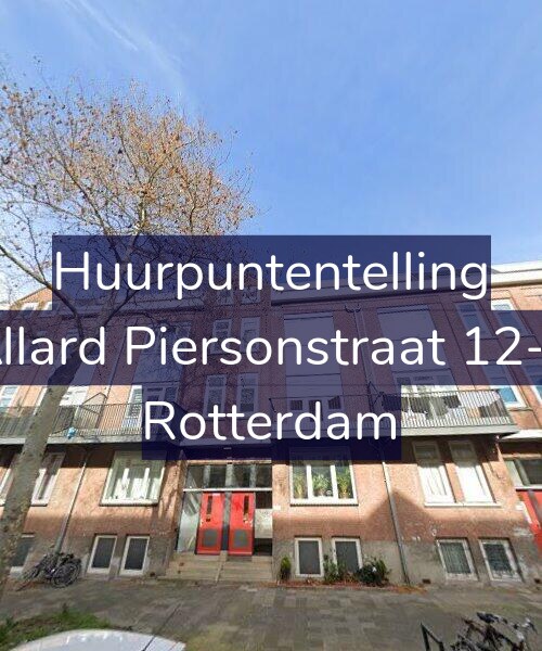 Foto gevel Huurpuntentelling voor Allard Piersonstraat 12-E, Rotterdam