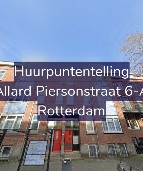 Foto gevel Huurpuntentelling voor Allard Piersonstraat 6-A, Rotterdam