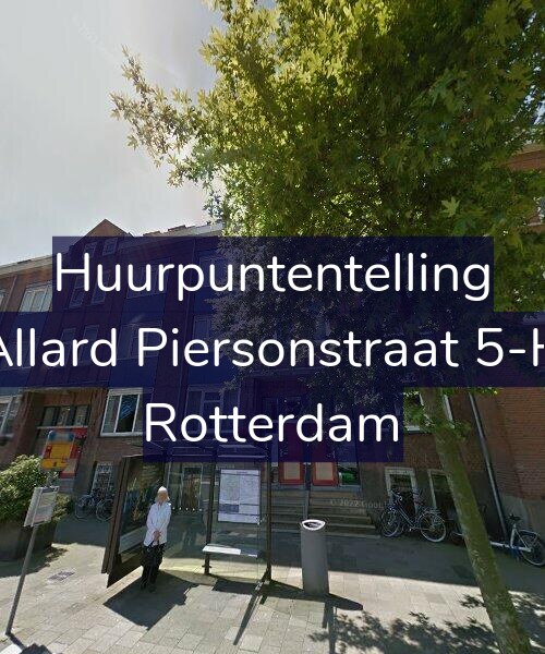 Foto gevel Huurpuntentelling voor Allard Piersonstraat 5-H, Rotterdam