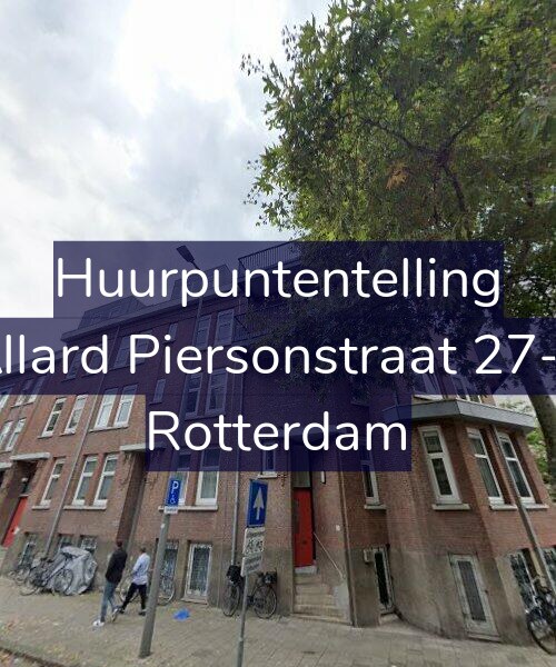 Foto gevel Huurpuntentelling voor Allard Piersonstraat 27-E, Rotterdam