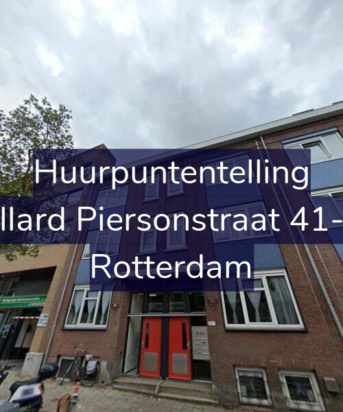 Foto gevel Huurpuntentelling voor Allard Piersonstraat 41-C, Rotterdam