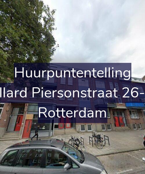 Foto gevel Huurpuntentelling voor Allard Piersonstraat 26-H, Rotterdam