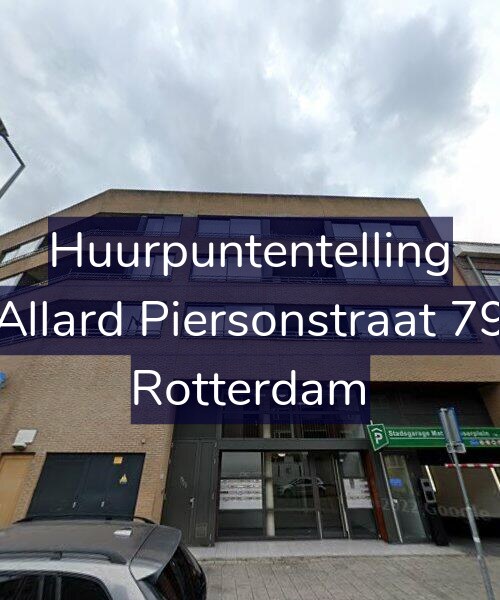 Foto gevel Huurpuntentelling voor Allard Piersonstraat 79, Rotterdam