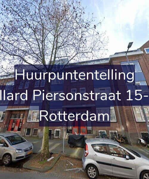 Foto gevel Huurpuntentelling voor Allard Piersonstraat 15-H, Rotterdam