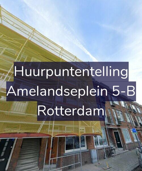 Foto gevel Huurpuntentelling voor Amelandseplein 5-B, Rotterdam