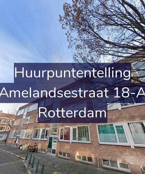 Foto gevel Huurpuntentelling voor Amelandsestraat 18-A, Rotterdam
