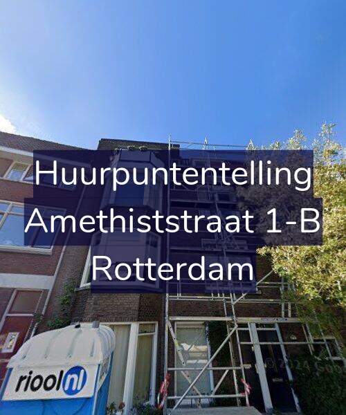 Foto gevel Huurpuntentelling voor Amethiststraat 1-B, Rotterdam