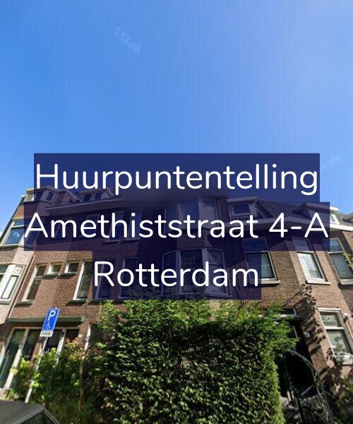 Foto gevel Huurpuntentelling voor Amethiststraat 4-A, Rotterdam