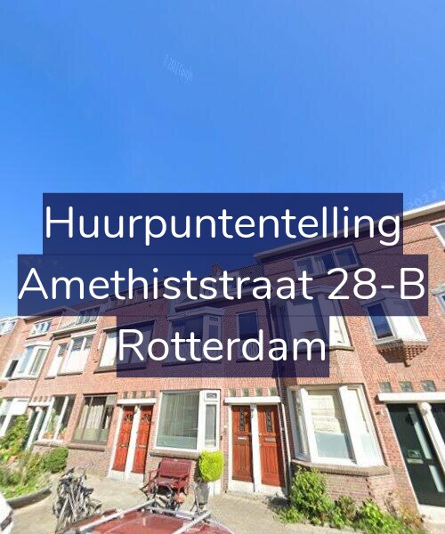 Foto gevel Huurpuntentelling voor Amethiststraat 28-B, Rotterdam