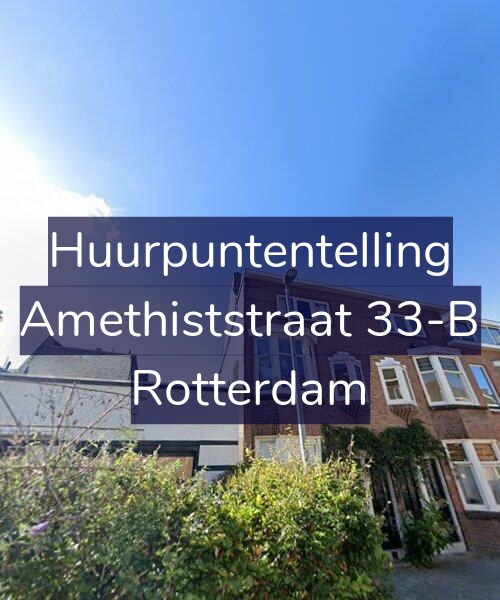 Foto gevel Huurpuntentelling voor Amethiststraat 33-B, Rotterdam
