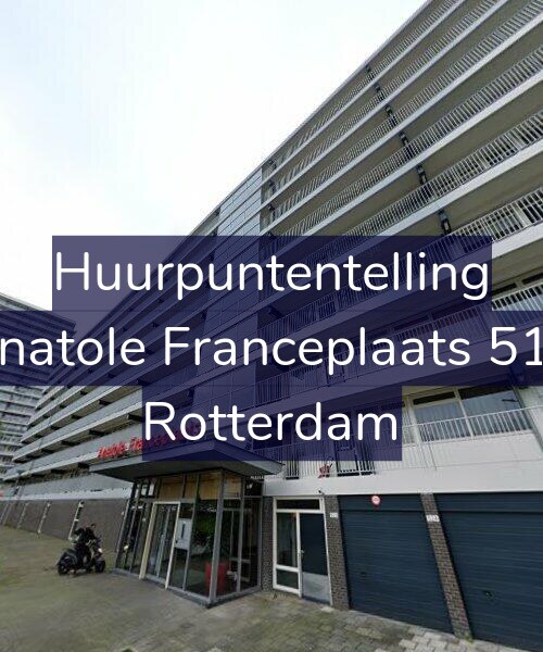 Foto gevel Huurpuntentelling voor Anatole Franceplaats 516, Rotterdam