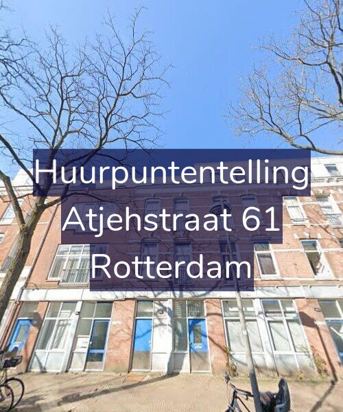 Foto gevel Huurpuntentelling voor Atjehstraat 61, Rotterdam
