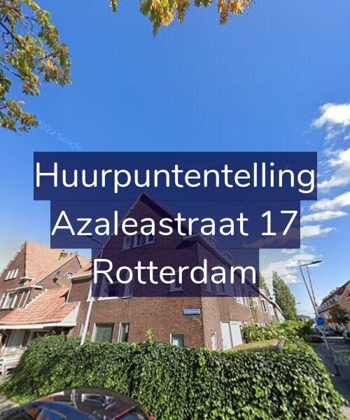 Foto gevel Huurpuntentelling voor Azaleastraat 17, Rotterdam